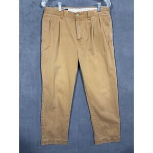 VTG Polo Ralph Lauren Prospect Chino Pant Classic Dark Brown Men's Sz 33x30 Pony